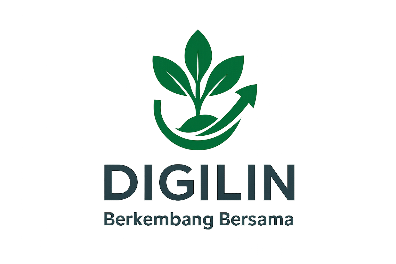 Logo brand yang berkembang bersama Digilin
