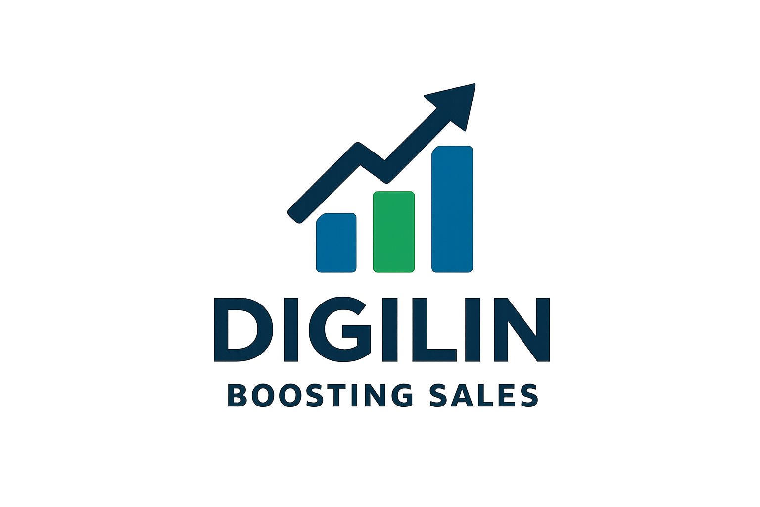 Logo perusahaan yang meningkatkan penjualan dengan Digilin